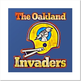 The Oakland Invaders Football Posters and Art